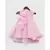 Pink Star Net High Low Dress