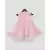 Pink Star Net High Low Dress