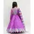 Purple Zig Zag Gown