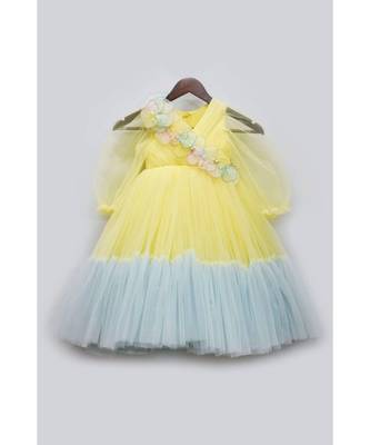 Black Organza Frill Dress 1