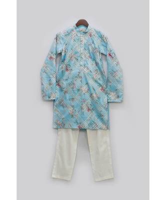 Yellow Silk Kurta And Pant 2