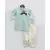 Blue Kurta and Off white Dhoti