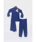 Pink Floral Print Anarkali