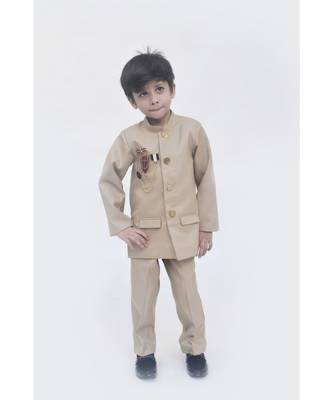 Nevy Blue Self Kurta And Jacket With Salwar 2