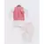 Pink Gotta work Jacket with Kurta and Chudidar