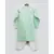 Green Kurta with Printed Drape and Salwar Set