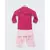 Hot Pink Jacket with Baby Pink Kurta and Salwar