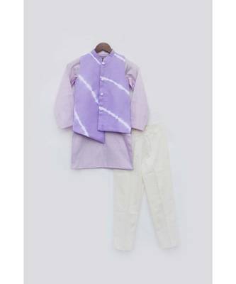 Purple Plain Nehru Set 1