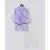 Lilac Leheriya Nehru Jacket Set