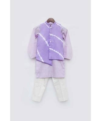 Purple Plain Nehru Set 2