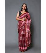  cotton printed   saree with   blouse