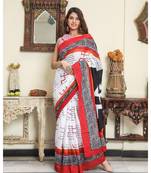  cotton printed   saree with   blouse