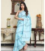  cotton printed   saree with   blouse