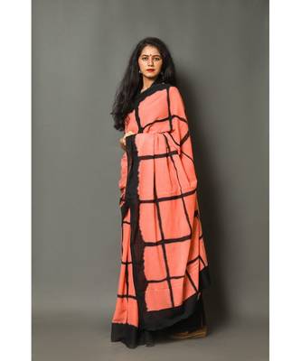  cotton printed   saree with   blouse 3