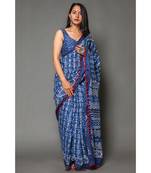  cotton printed   saree with   blouse