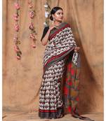  cotton printed   saree with   blouse