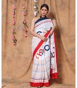 cotton printed   saree with   blouse