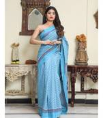  cotton printed   saree with   blouse