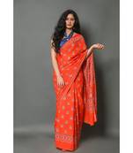  cotton printed   saree with   blouse