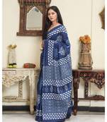  cotton printed   saree with   blouse