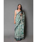  cotton printed   saree with   blouse