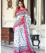  cotton printed   saree with   blouse