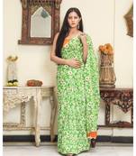  cotton printed   saree with   blouse