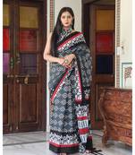  cotton printed   saree with   blouse