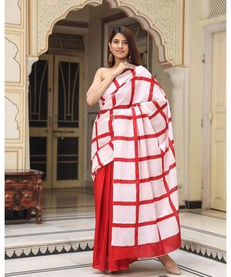  cotton printed   saree with   blouse 2