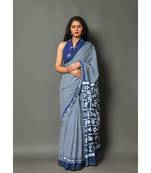  cotton printed   saree with   blouse