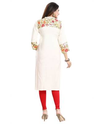 Designer Rayon Long Kurti 2