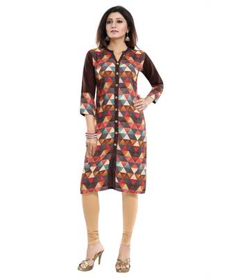 Designer Rayon Long Kurti 5