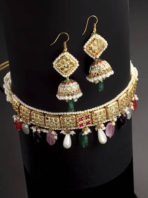 Green pearl necklace-sets 2