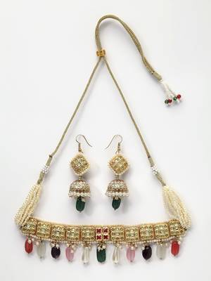 Green pearl necklace-sets 5