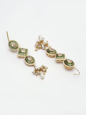 Green pearl necklace-sets 4