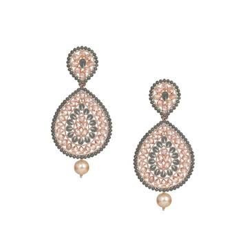Grey earrings 1