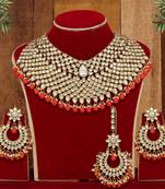 Orange necklace-sets