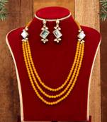 Yellow necklace-sets