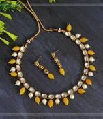 Yellow necklace-sets