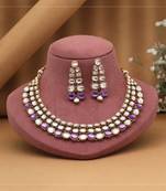 Purple necklace-sets