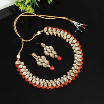 Orange necklace-sets 1