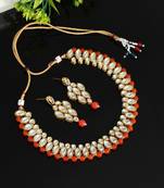 Orange necklace-sets