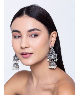 Bollywood Traditional Western Bollywood Style Earring Set 1
