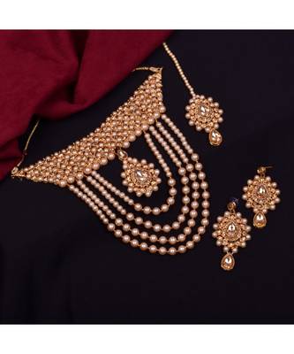 Bollywood Traditional Western Bollywood Style Necklace Set 1