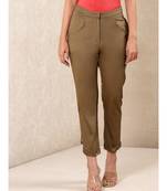 Solid Straight Pants