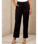 Black Straight Fit Pants