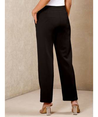 Black Straight Fit Pants 4