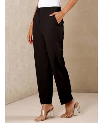 Black Straight Fit Pants 5