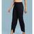 Black Solid Tulip Pant