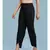 Black Solid Tulip Pant